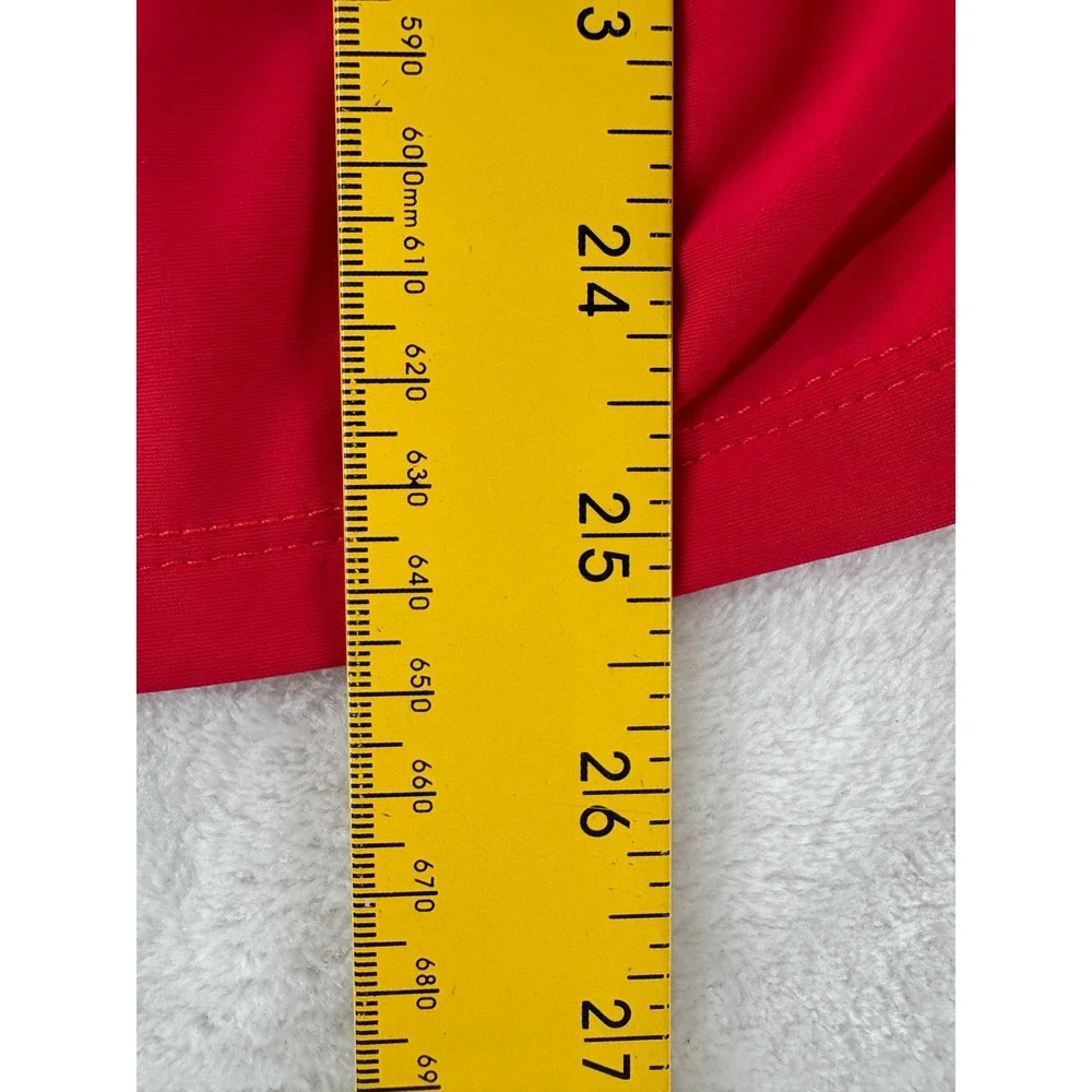 Henri Lloyd Base Layer Shirt S Red Black HL111 Mock Neck Long Sleeve Rash Guard